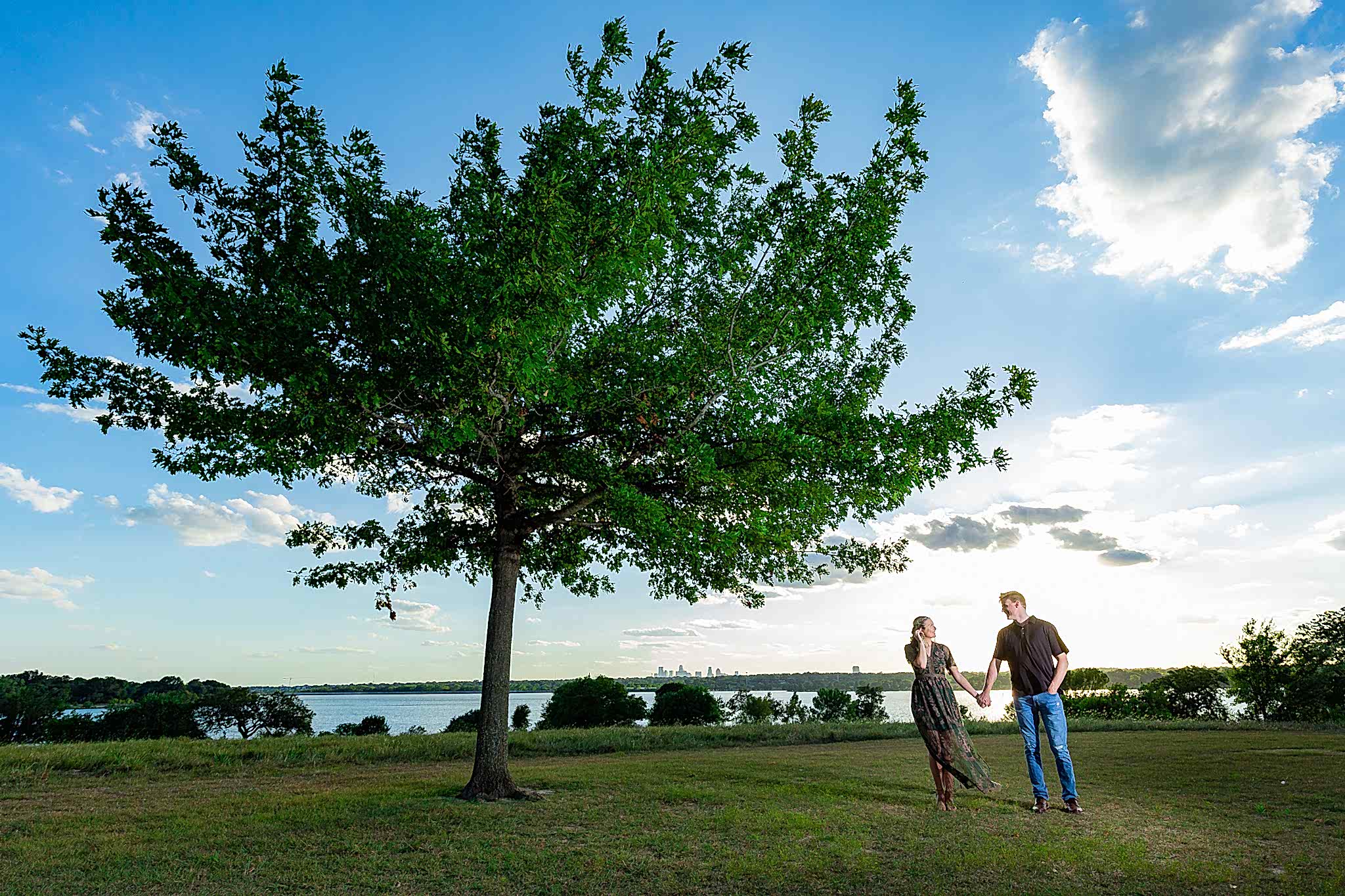 White Rock Lake Engagement Photos